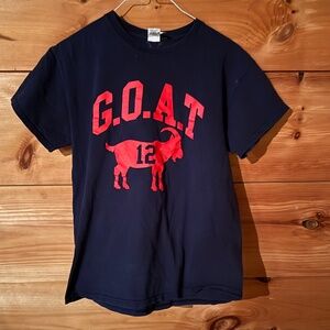 GOAT Tom Brady 12 t-shirt Men's Medium